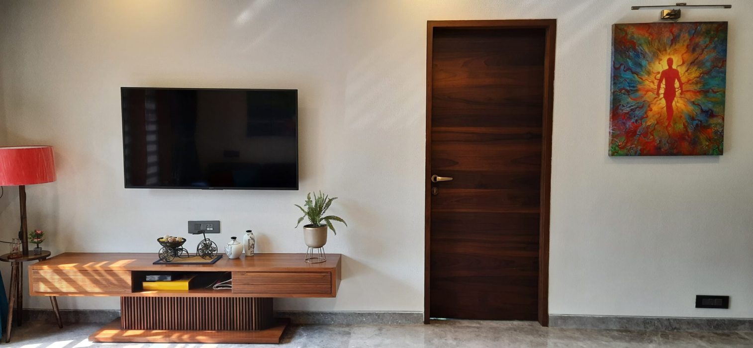 LIVING AREA WITH A TV UNIT